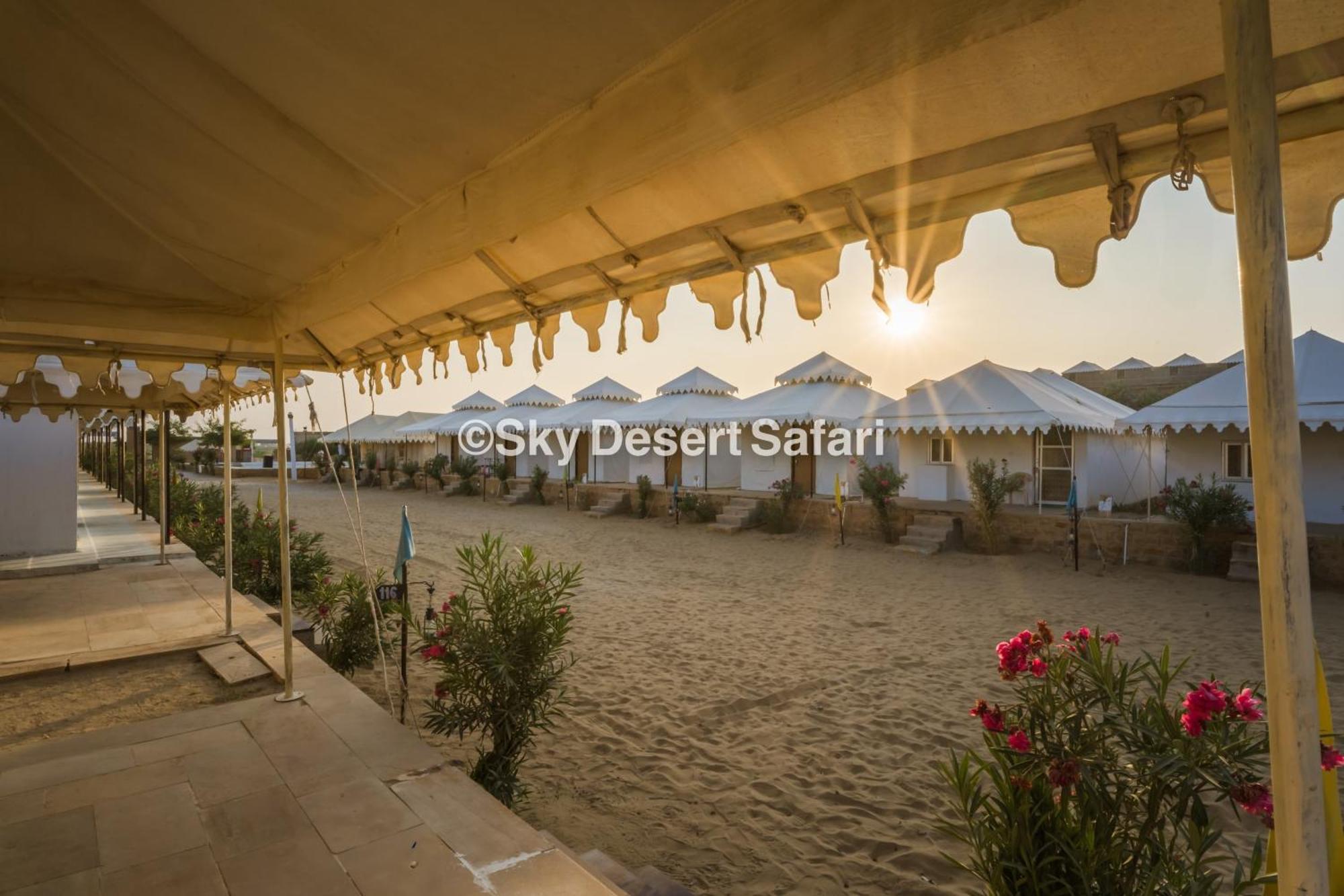 Sky Desert Safari Camp Jaisalmer Eksteriør billede