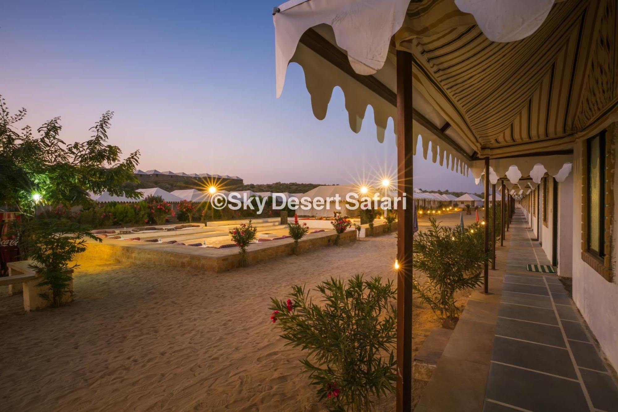 Sky Desert Safari Camp Jaisalmer Eksteriør billede