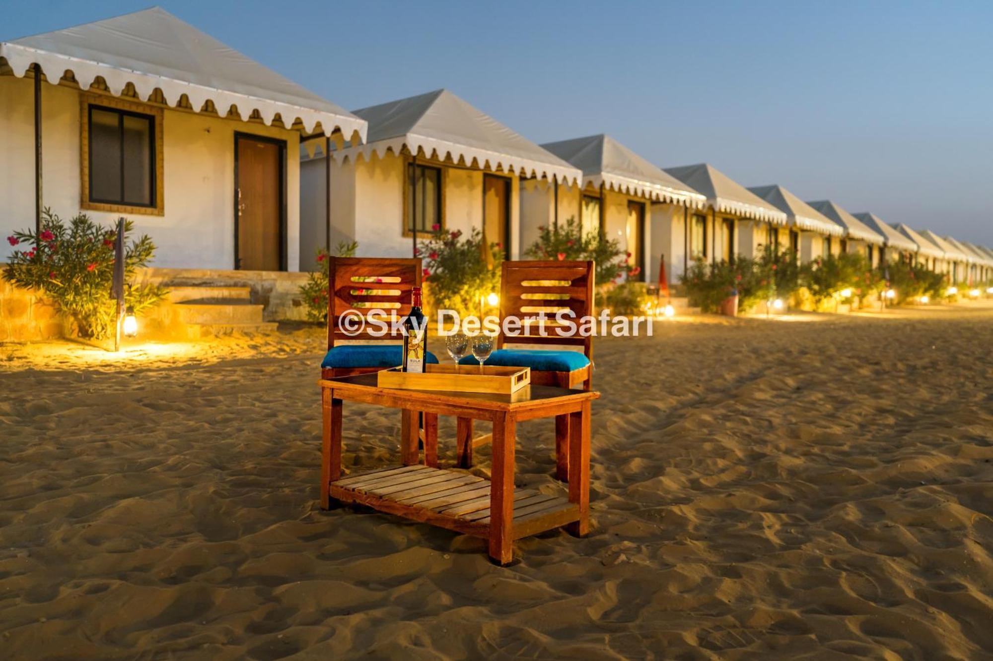 Sky Desert Safari Camp Jaisalmer Eksteriør billede